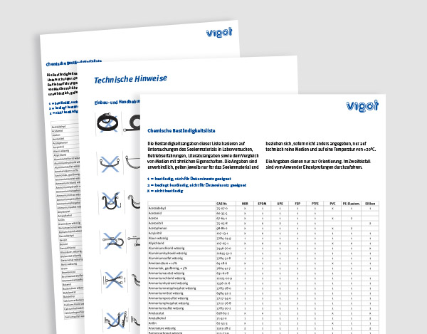 VIGOT Industiretechnik, Technische Informationen, Schlauchleitung