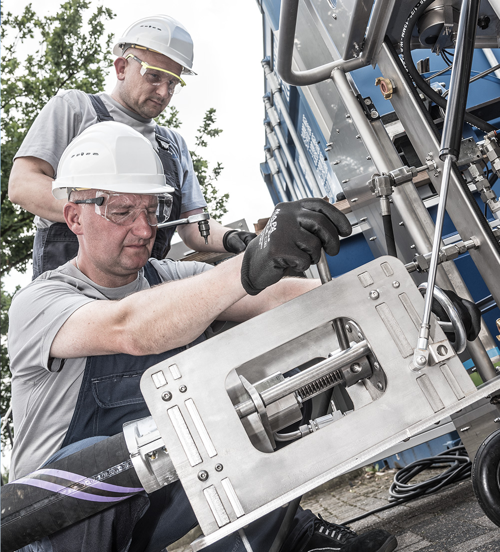 VIGOT Industrietechnik, Schlauchsystemen, mobile Schlauchprüfung, Wiederholungsprüfungen,Prüfservice